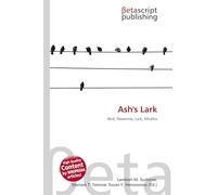 Ash's Lark: Bird, Passerine, Lark, Mirafra