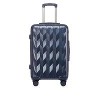 ASHSDI Valigia I Valigia Bagaglio 20 In Bagagli Valigie Con Serratura A Combinazione Portatile Con Bordo Rigido Durevole Trolley Bagaglio (Color : Blue, Size : 20 in)