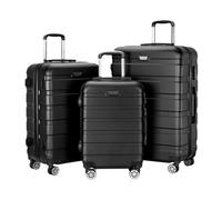 ASHSDI Valigia I Valigia Bagaglio Set Di Valigie Da 3 Pezzi, Set Di Valigie Rigide Da 20/24/28 Pollici Per Donne E Uomini Trolley Bagaglio (Color : E, Size : 3-piece Set)