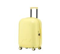 ASHSDI Valigia I Valigia Bagaglio Set Di Valigie Rigide Con Valigia Trolley Con Foro Di Ricarica USB Con Blocco Codice TSA Trolley Bagaglio (Color : Yellow, Size : 26in)