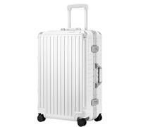 ASHSDI Valigia I Valigia Bagaglio Valigia Rigida Con Telaio In Alluminio, Senza Cerniera E Ruote Girevoli Trolley Bagaglio (Color : B, Size : 24in)