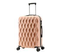 ASHSDI Valigia I Valigia Bagaglio Valigie Con Ruote Password Bagaglio A Mano Valigia Portaoggetti Di Grande Capacità Trolley Bagaglio (Color : Rosa, Size : 20 in)