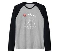Ashtanga Yoga Instructor/Ashtanga Yoga Beginner Design Maglia con Maniche Raglan