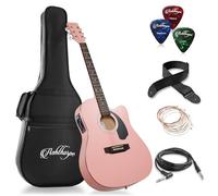 Ashthorpe Chitarra acustica-elettrica a spalla mancante a misura standard - Premium Tonewoods - Rosa