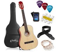 Ashthorpe - Kit base per chitarra acustica per principianti, 96,5 cm, colore: Naturale