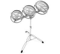 Ashthorpe Roto Tom - Set di tamburi con supporto, 15,2 cm, 20,3 cm, 25,4 cm, con teste Remo