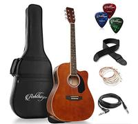 Ashthorpe - Set chitarra acustica e elettrica Dreadnought Cutaway - Premium Tonewoods Earthen