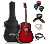 Ashthorpe - Set chitarra acustica e elettrica Dreadnought di alta qualità Sandali Adventure Seeker, punta chiusa - T - Bambini