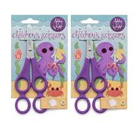 Ashton and Wright - Forbici da allenamento per bambini a doppio foro - Viola - per destrorsi (2)