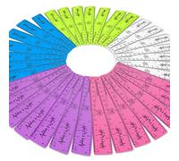 Ashton and Wright Righelli da 6 pollici / 15 cm - resistenti alla frantumazione (Pack of 100, Transparent)