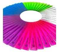 Ashton and Wright Righelli da 6 pollici / 15 cm - resistenti alla frantumazione (Pack of 50, Transparent)