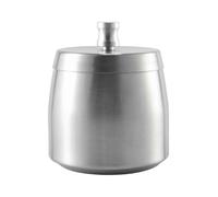 Ashtray Stainless Steel with Lid Heavy Ashtray Storm-Wind Non-Slip Base compatible Outside and Insid
