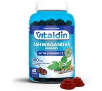 Ashwagandha Gummies 300 mg estratto di Radice di Ashwagandha KSM 66 e 1000 UI