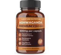 Ashwagandha KSM-66® 1200Mg Alto Dosaggio - 240 Capsule Vegane - Ginseng Indiano