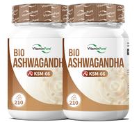 Ashwagandha KSM-66 BIO per Benessere Fisico e Mentale, VitaminPure® 2x