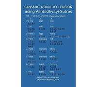 Ashwini Kumar Ag Sanskrit Noun declension using Ashtadhyayi (Copertina rigida)