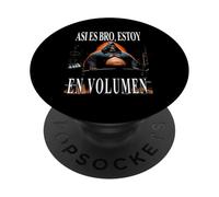 Asi Es Bro Estoy En Volumen, Calaca Calavera De Gym Skull PopSockets PopGrip Adesivo