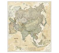 Asia Executive: Wall Maps Continents