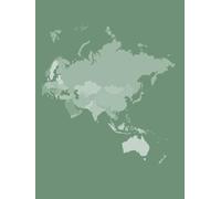 Asia & Oceania Travel Journal & Scrapbook: Asia, Oceania, Australia
