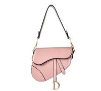 ASIAD Borsa da sella in pelle PU Borsa da sella donna femminile a tracolla larga Messenger Cross Body,Rosa