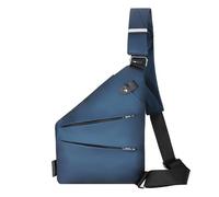 ASIAD Borsa da viaggio antifurto, più tasche, tasca sul petto, borsa da viaggio, antifurto, borsa a tracolla per uomini e donne, borsa a tracolla, borsa personale per il ciclismo,3