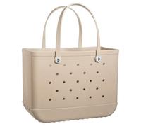 ASIAD Borsa per la spesa in gomma, borsa da spiaggia, impermeabile, carta vetrata, borse da viaggio all'aperto, borsetta in silicone per la spiaggia, mercato, 38 * 13 * 32 cm,7
