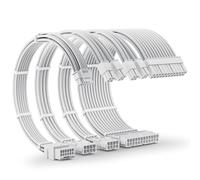 AsiaHorse 12VHPWR Kit di prolunga PSU per RTX serie 50/40, 16AWG Pcie 5.0, kit di prolunga cavo intrecciato morbido da 16 pin a 16 pin, ATX a 24 pin /4+4 pin EPS/12+4 pin 30 cm