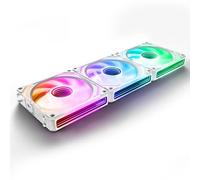 AsiaHorse COSMIQ Ventola per PC RGB da 120MM, 3 pezzi [FDB] [Dasiy Chain] 2000 RPM/68.5 CFM/2,05 MMH2O ARGB Ventola 5 V3 PIN ARGB e 12 V4 PIN PWM, durata 80,000 ore