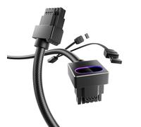 AsiaHorse Hydrus Cavo Modulare 12+4 Pin (16 Pin) 12VHPWR per GPU (Tipo A) - Cavo di Connessione Diretta per Schede Grafiche RTX Serie 40/5070/5080 - Non un Cavo di Prolunga.