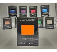 ASIAMED KINESIOLOGY Nastro per taping neuromuscolare 5 cm x 5 mt puro cotone resistente all’acqua adesivo acrilico arancio 1 pz