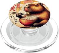 Asian Graphics, Ramen Capybara Anime Vintage Japanese Poster PopSockets PopGrip per MagSafe