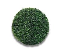 AsiaShopping 1 SFERA BOSSO ARTIFICIALE SINTETICA FOGLIE VERDI BUXUS FINTO PALLA 40 CM
