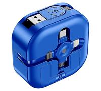 ASICEN Multi Charging Cable 4.5A, 1m Multi Fast Charger Cable Multiple USB Cable 3 in 1 Multi Charger Cord with Lightning/Type C/Micro USB Ports for Samsung Galaxy,iPhone,LG,Huawei,Sony,PS