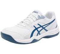 Asics 1041A335-103 Court Slide 3 Uomo, White/MAKO Blue EU 38