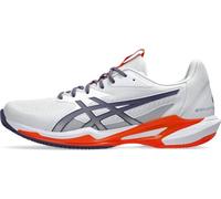 Asics 1041A437-103 Solution Speed FF 3 Clay Uomo, White/Greyish Purple EU 40