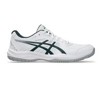 Asics 1041A483-100 Court Slide 4 Uomo, White/Saxon Green EU 46