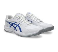 Asics 1041A483-101 Court Slide 4 Uomo, White/Dark Cobalt EU 37