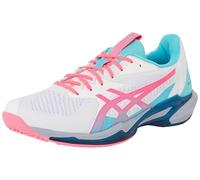 Asics 1041A496-100 Solution Speed FF 3 Padel Uomo, White/Hot Pink EU 48