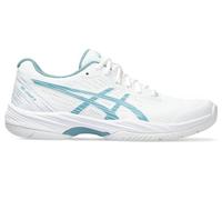Asics 1042A210-103 Gel-Game 9 Padel Donna, White/Gris Blue EU 44.5