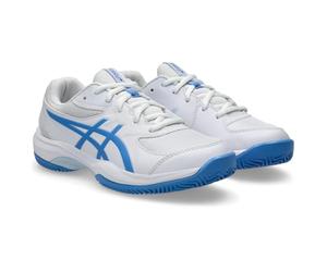 Asics 1044A082-100 Gel-Game GS Clay/OC Uomo, White/Blue Coast EU 37.5