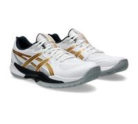 ASICS 1071A101-101 POWERBREAK FF Uomo, White/Rich Gold EU 39.5