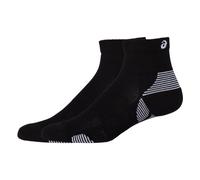 ASICS 2ppk Cushion Run Quarter Sock Performance Black / Performance Black Unisex Size I
