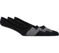 ASICS 3 Pack Secret Sock Performance Black Unisex Size L