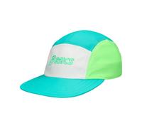 ASICS Performance Running 5 Panel Cap - Unisex - Blu / Bianco / Verde - Taglia L/XL- modello 2026