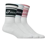 ASICS Aeg 3 Pack Logo Crew Sock Dark Neptune / Midnight / Morganite Unisex Size XL