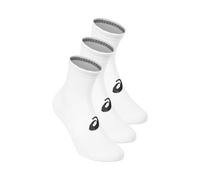 ASICS Aeg 3 Pack Quarter Sock Brilliant White Unisex Size XL