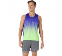 ASICS Road Fade Camicia da corsa Uomini - blu, verde