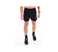 Pantaloncini asics core run 5in black uomo 2 in 1