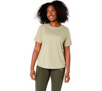 ASICS Core Ss Top Khaki FeMale Size XS