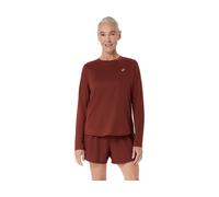 ASICS Core Ls Top Singed Red FeMale Size L
